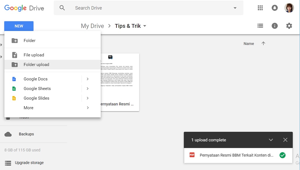 Cara edit file pdf dengan google docs